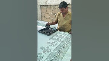 Black block printing #textileprinting #handloom #blockprinting