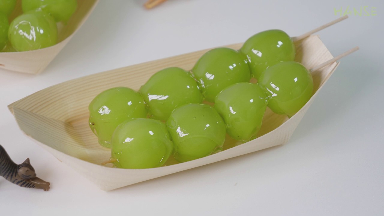 [종이컵계량] 샤인머스켓 탕후루 만들기 Shine Muscat Candy (Tanghulu) Recipe | 한세 HANSE ...