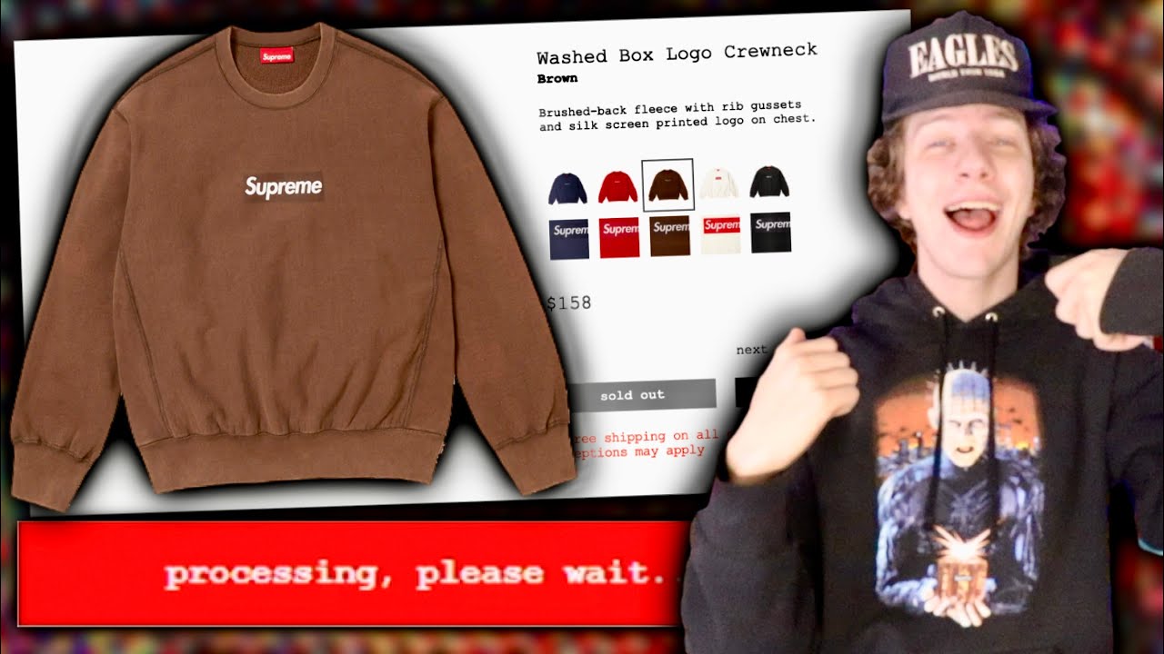 Supreme Box Logos SOLD OUT Instantly! (Live Cop) - YouTube