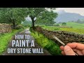 How to paint a dry stone wall | Episode #178