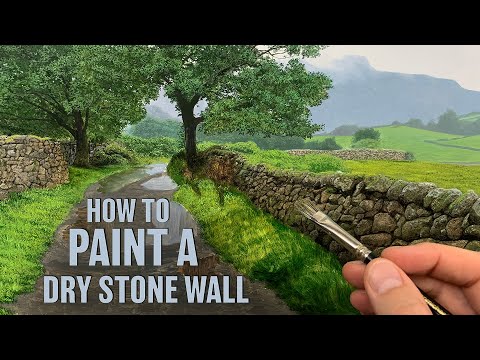 How to paint a dry stone wall | Episode #178