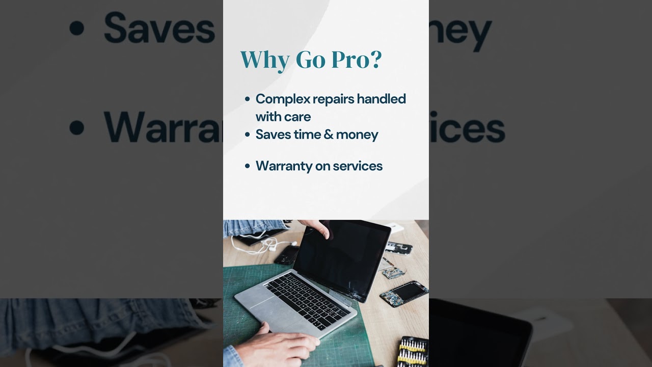 DIY vs Professional Laptop Screen Repair 