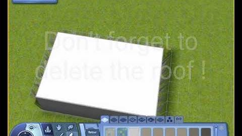 The Sims 3 - How to create a basement floor ? (tutos)