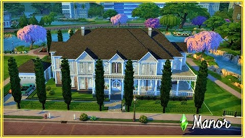 Twin Oracle Point Manor | 6 bedroom | The Sims 4 | Speed Build | Download