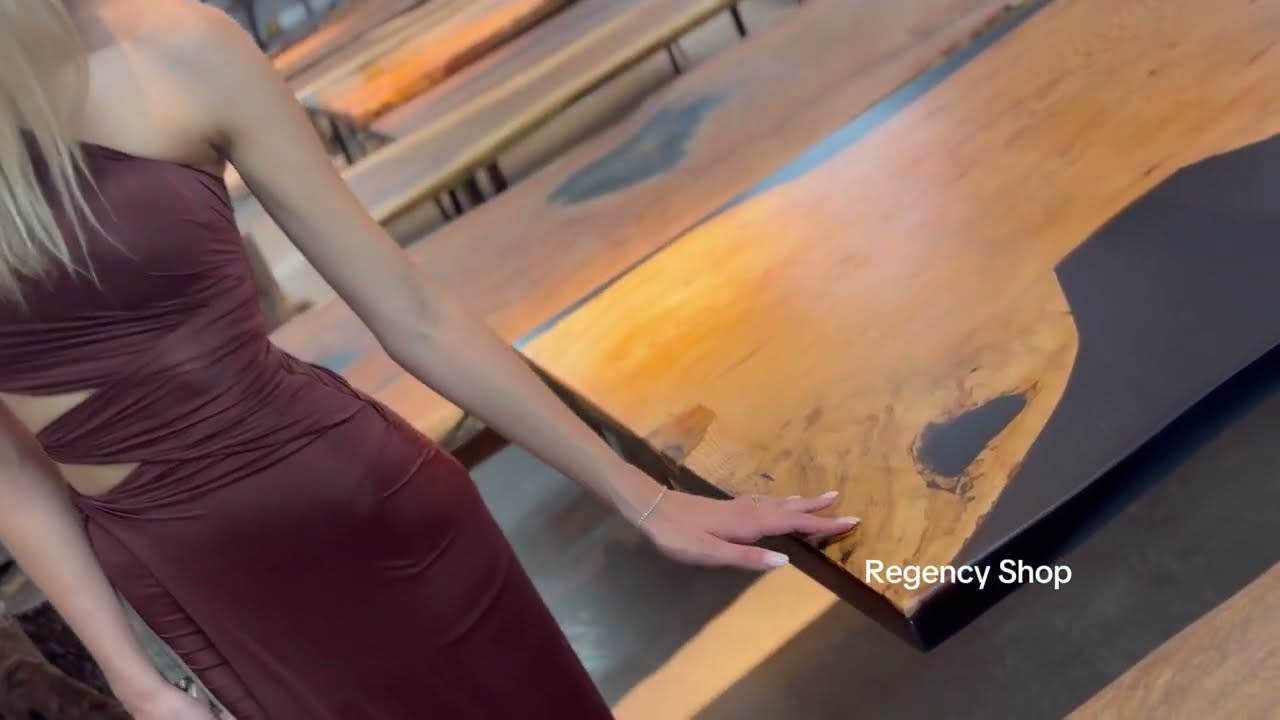Epoxy Table Finish & Detail
