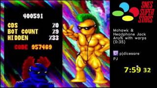 SNES Super Stars [028] Mohawk & Headphone Jack (Any%) by PJ