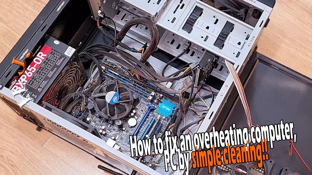 How to fix an overheating computer, PC by simple cleaning!! - YouTube