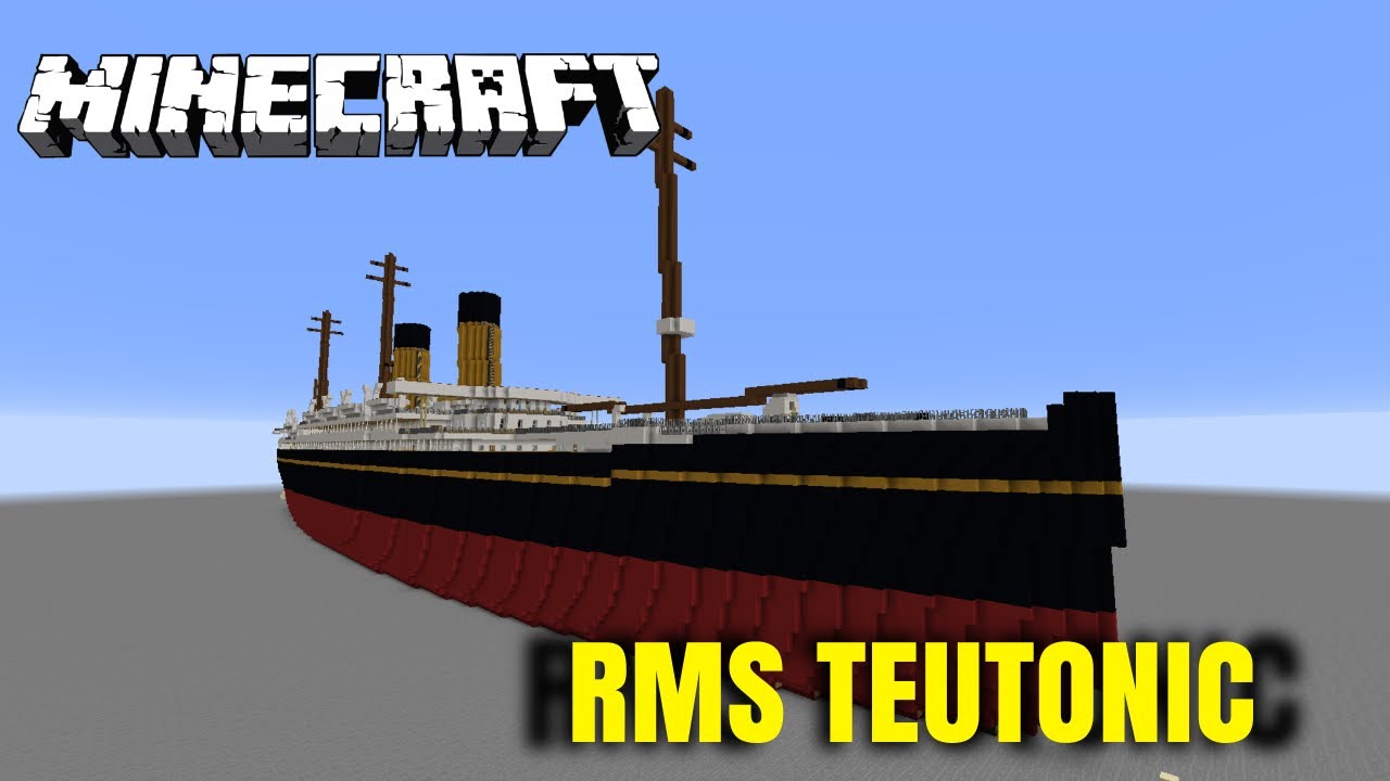 Minecraft - RMS Teutonic Timelapse - YouTube