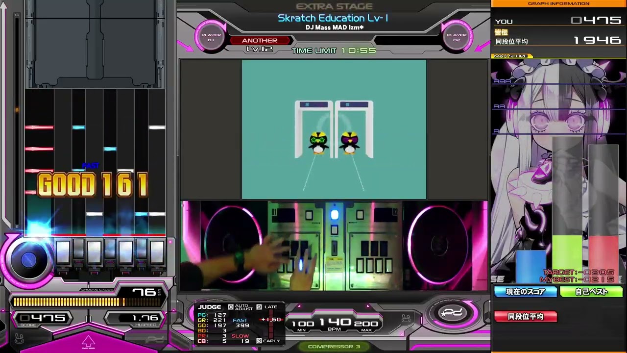 beatmania IIDX】Skratch Education Lv-1 / DJ Mass MAD Izm* - YouTube