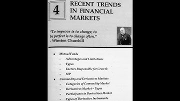 SYBCOM SEM 4 | COMMERCE | MANAN PRAKASHAN NOTES |MODULE: 4 RECENT TRENDS IN FINANCIAL MARKETS