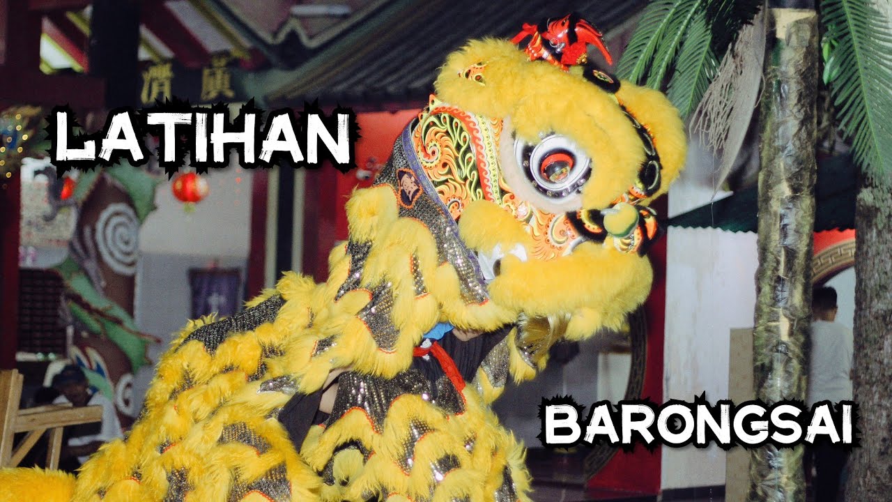 NYOBA LATIHAN PAKE BARONGSAI KUNING 😁