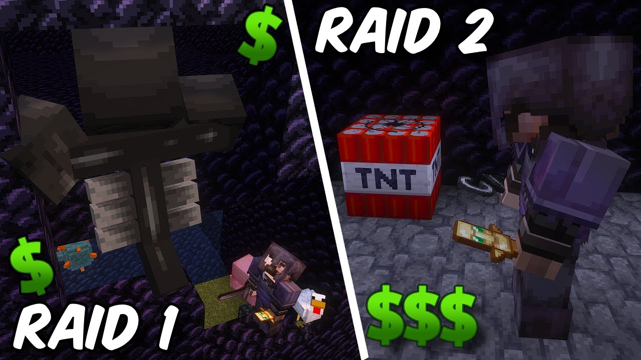 Minecraft Base Raid Mod Base Raiding Chaos in Minecraft Factions! - YouTube