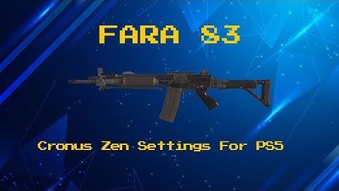 FARA 83 - Cronus Zen PS5, No Recoil