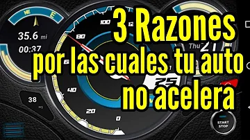 ¿Por qué mi coche no acelera a más de 100 km/h?