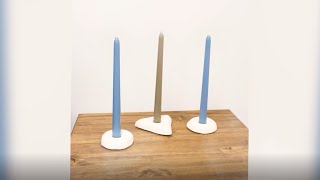 How To Make Your Own Tapered Candle Holders