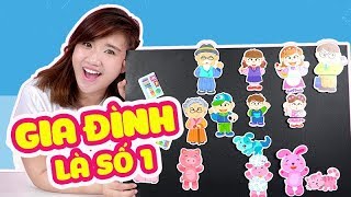 BỘ ĐỒ CHƠI NAM CHÂM GIA ĐÌNH VUI VẺ | LÂU ĐÀI ĐỒ CHƠI