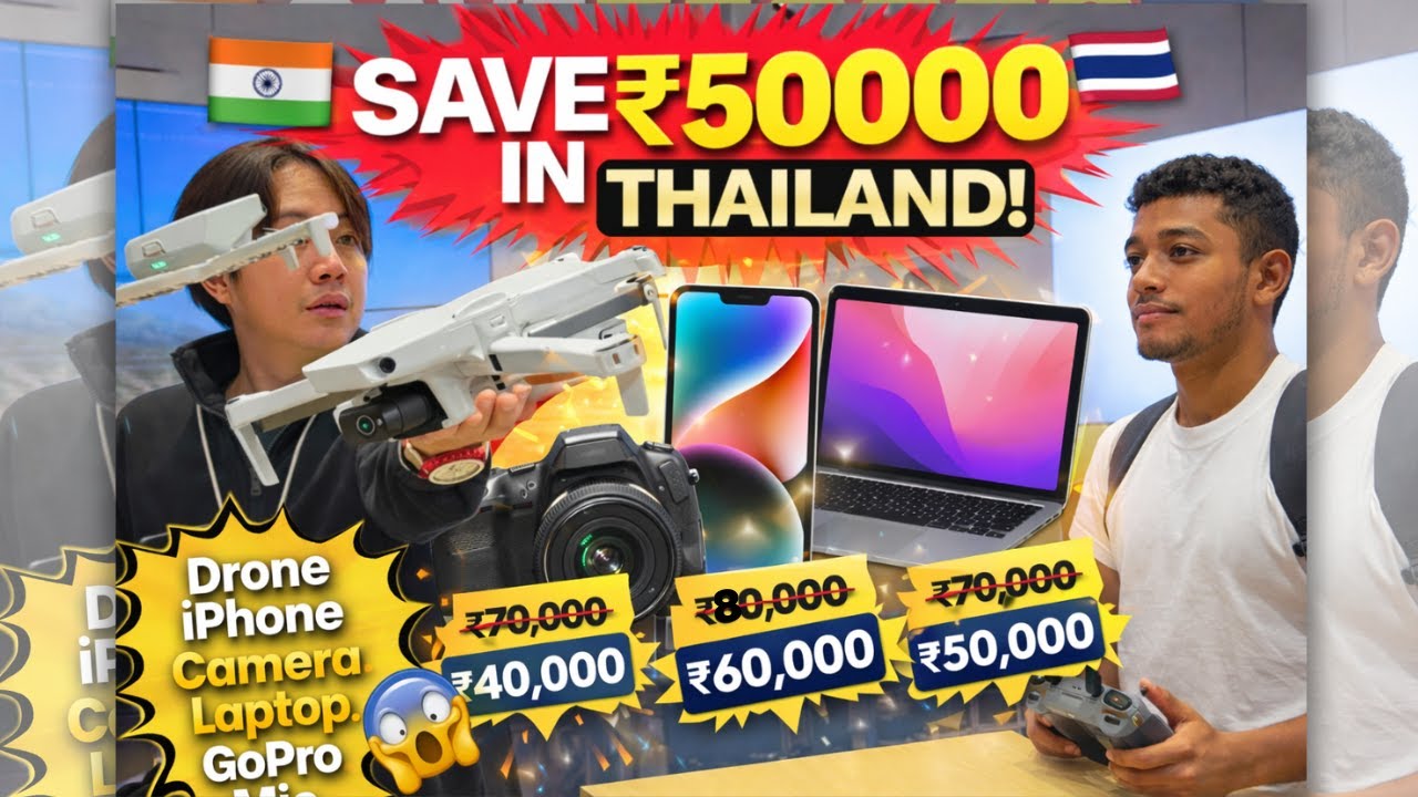 India Se Half Rate😱? Bangkok Electronics EXPOSED DJI Drones, iPhone, camera, mic, pocket 3