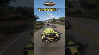 Listen to this V12 SCREAM! 🔊 #CarASMR #Lamborghini #ForzaMotorsport #EngineSound #torquetundratv
