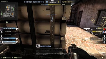 CS:GO Insane 1v3 clutch (ninja attempt fail)