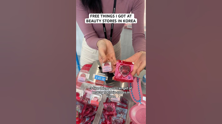 Free things I got at beauty stores in Korea 💄🇰🇷
