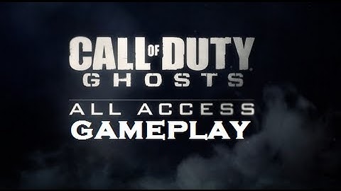 Call of Duty: Ghosts - All Access Gameplay Event (Before E3)