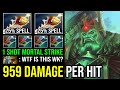 How to 1v5 offlane carry wraith king in 736 with 1 shot mortal strike 959 damage per hit dota 2