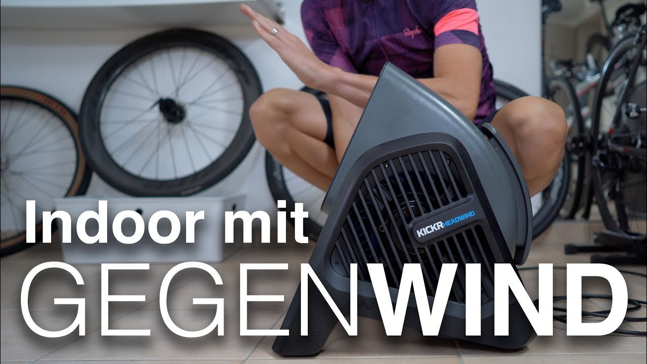 Wahoo Kickr Headwind Ventilator Windmaschine für Smarttrainer, Zubehör, Rollentrainer, Training