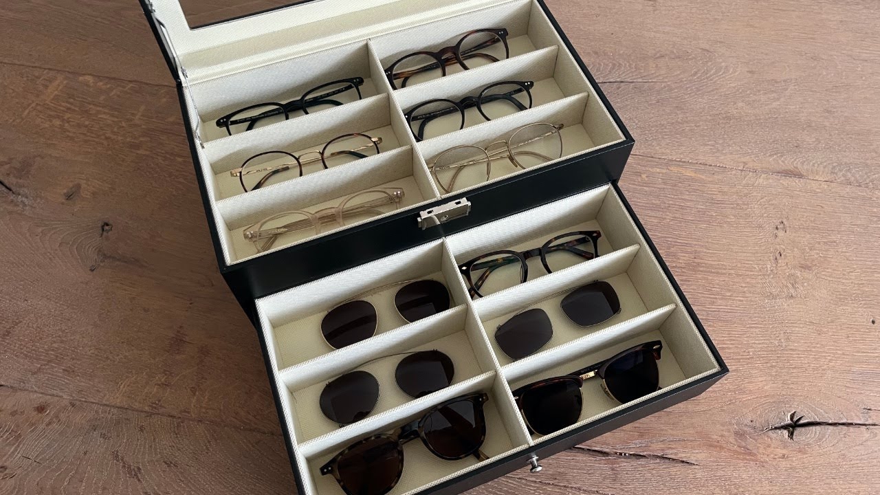 CO-Z Sunglasses Organizer For 12 Pairs Of Eyewear: A Great Way To Store Your Favourite Glasses