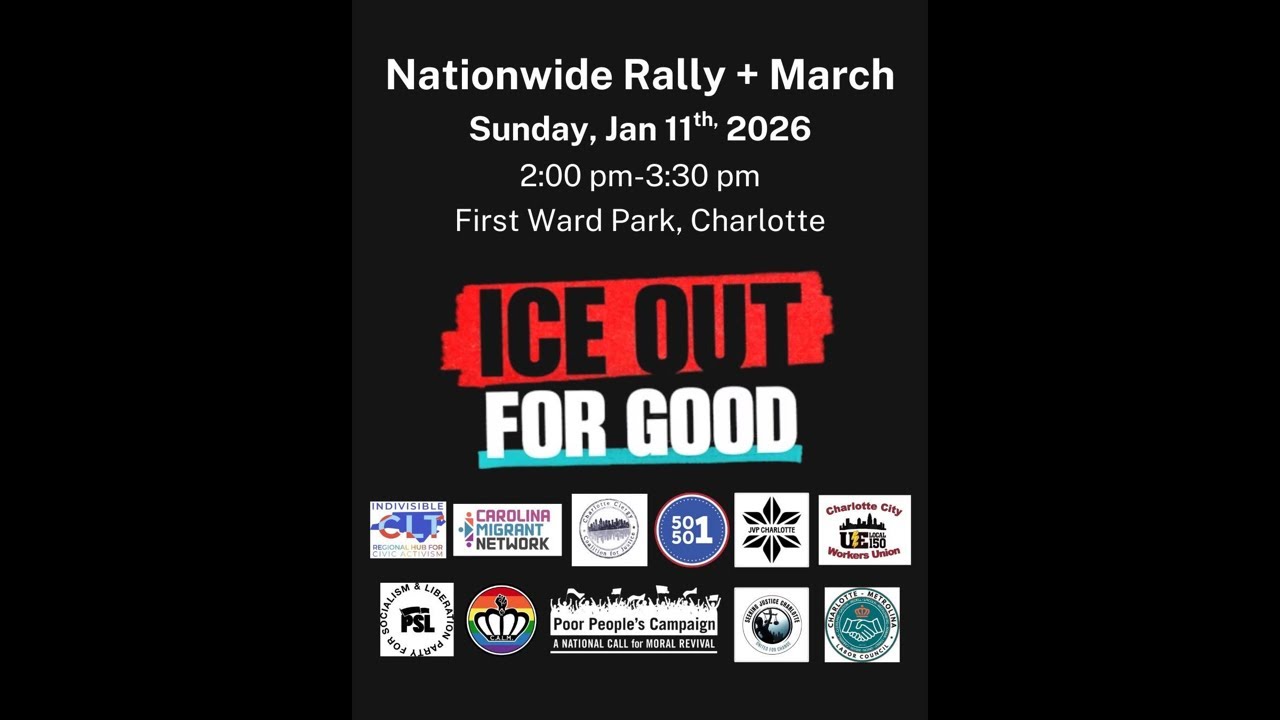 ICE Out for Good Livestream (Charlotte, NC)