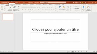 Insertion des objets