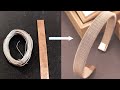 Silver wire and copper bracelet  how its made  jewelry making gold smith luke