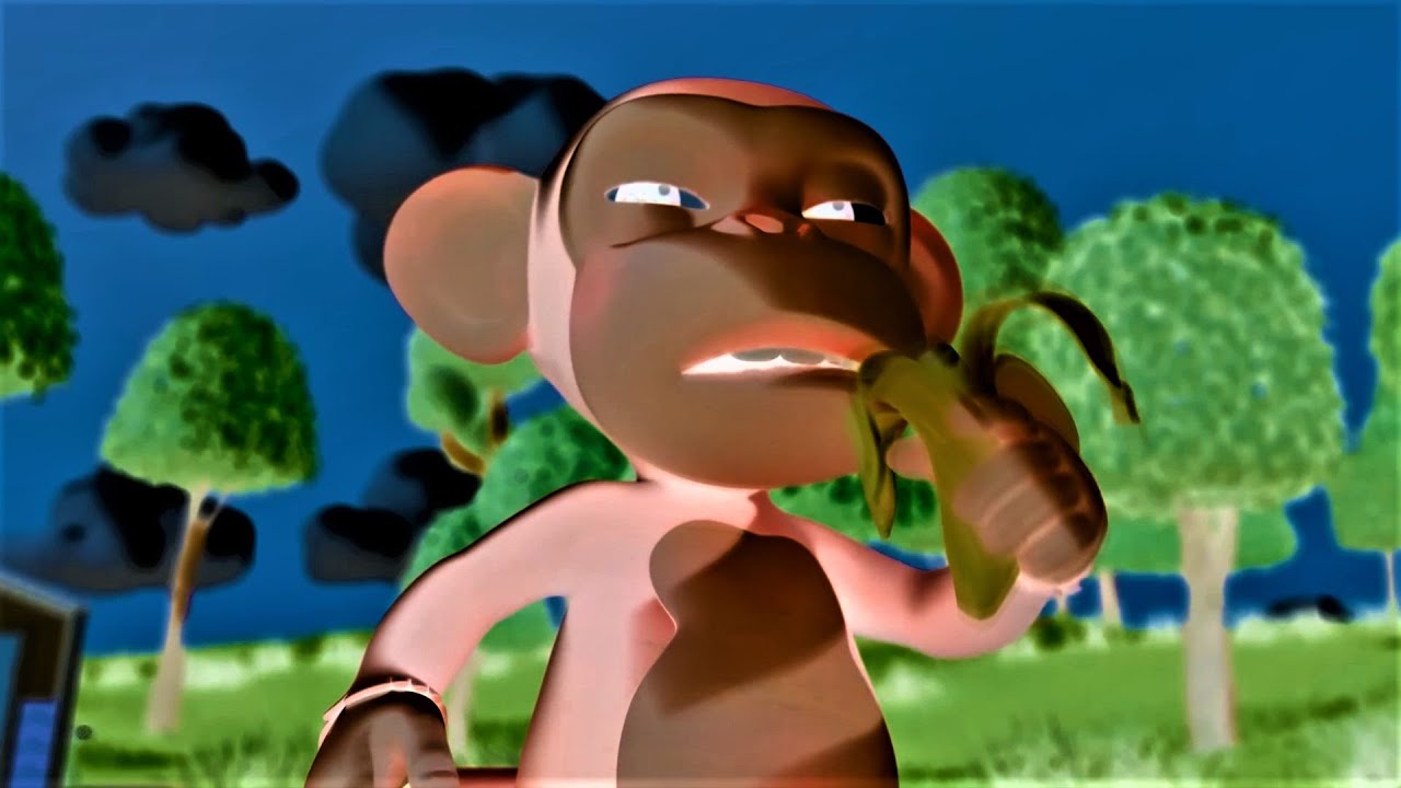 Mochi The Monkey Eating Banana Sparta Pitch Effects Sponsored By: Klasky Csupo 2001 Effects