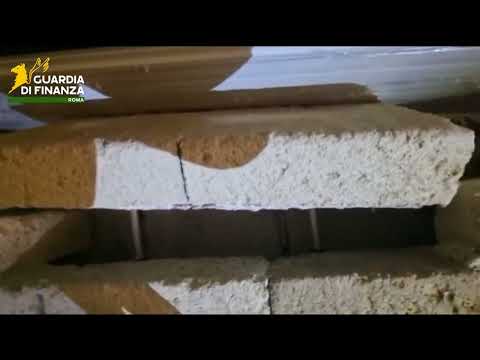 Video Roma. Smantellato dalla GdF supermarket della droga. Due arresti e sequestrati 3,5kg di cocaina rosa