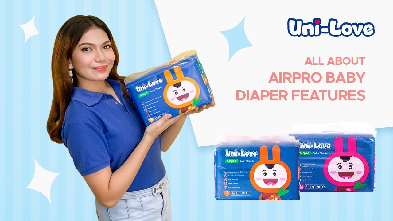 All about UniLove Airpro Baby Diaper Features YouTube