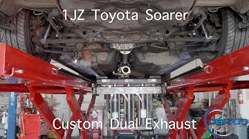 My 1JZ Toyota Soarer Gets A Full Custom Exhaust!