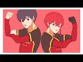 【ブルーロック】潔と黒名で「恋する惑星」【手描き】