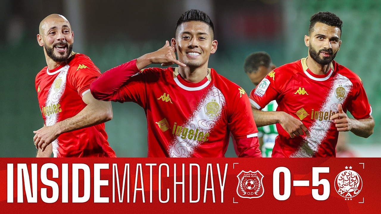Inside the Match | 5–0 Away Victory vs Olympique Dcheira – Botola Pro Return & Vaca Double 🔴⚽
