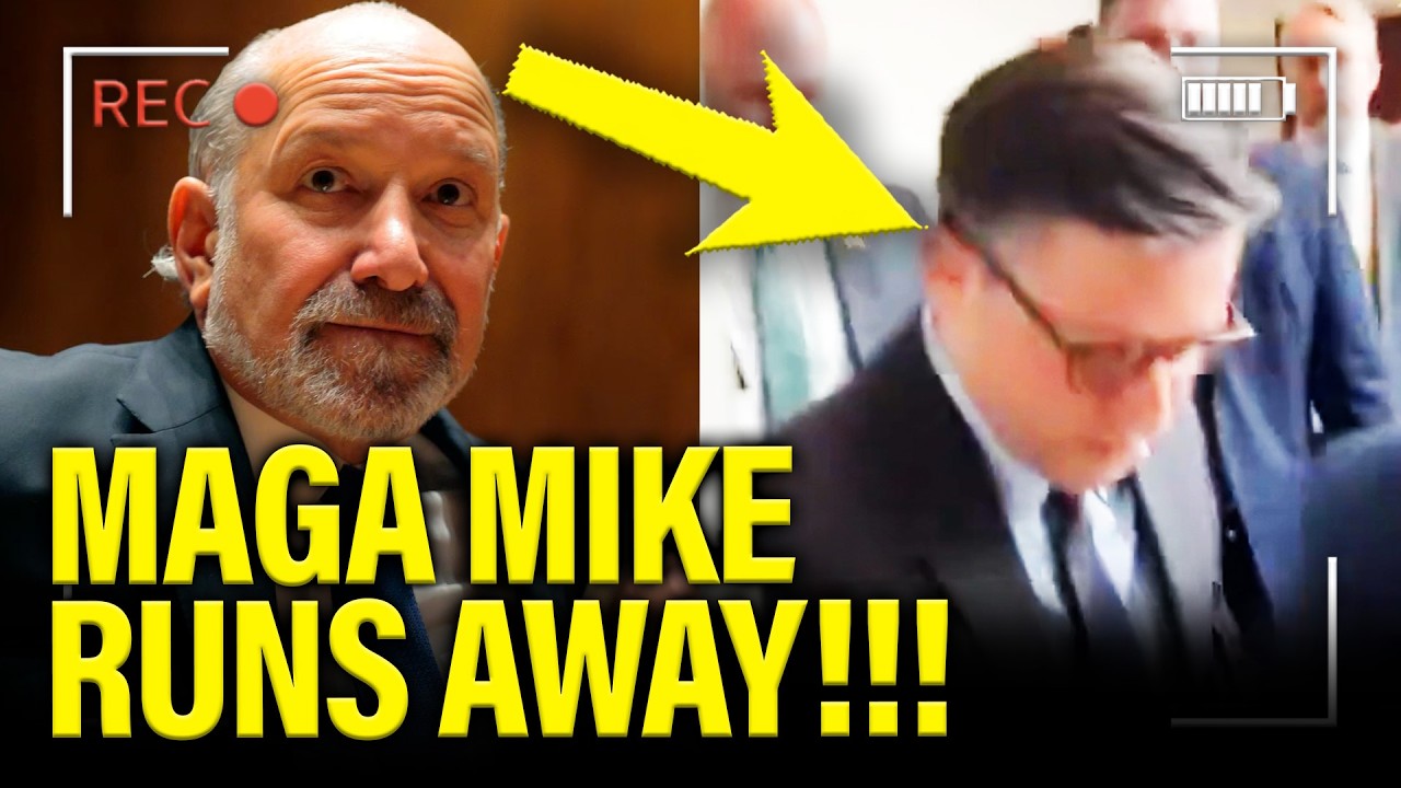 MAGA Mike RUNS FROM CAMERAS after LUTNICK TESTIMONY!!