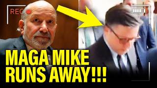 MAGA Mike RUNS FROM CAMERAS after LUTNICK TESTIMONY!!