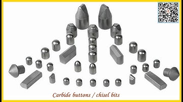 tungsten carbide buttons /chisel bits Yg15 K034