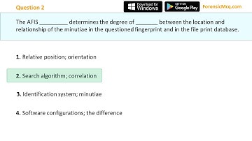 Important Question on fingerprints with explanation for UGC NET Forensic & University Entrance Exam
