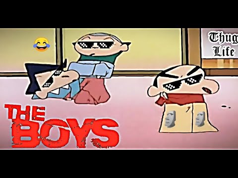 Shin Chan thug life moments in hindi Shin chan Sigma 🗿 moments in hindi #shinchan #theboys Part 17