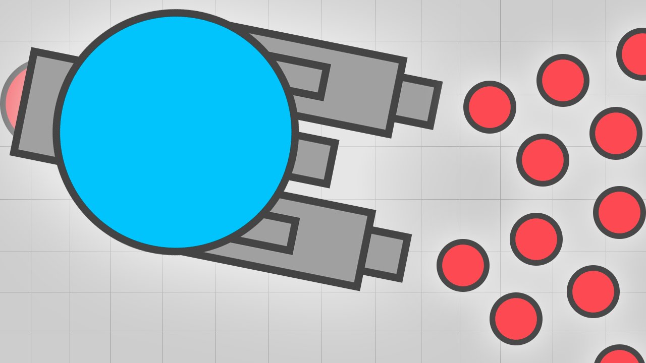 diep.io Gameplay, Really Well Polished Io Game - video