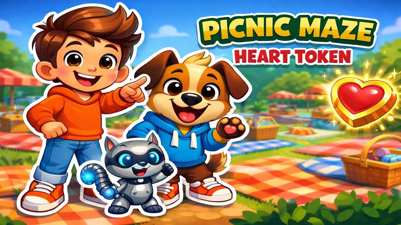 Picnic Maze Mystery. Unlock The HEART Token