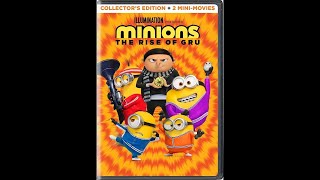 Opening to Minions The Rise of Gru 2022 DVD Paw Paw Public Library Rental
