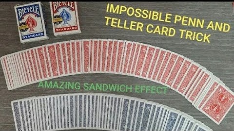 THE IMPOSSIBLE PENN AND TELLER CARD TRICK-REVEALED