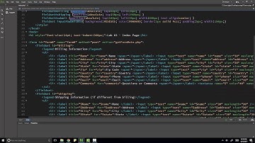 Web Development: Purdue CGT 356 Assign03 Form Post Data