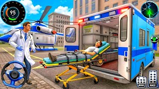 Ambulance City Rescue Simulator - 911 US Emergency Ambulance Driving 3D - Android Gameplay screenshot 2