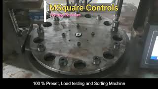 Preset Load testing and sorting machine
