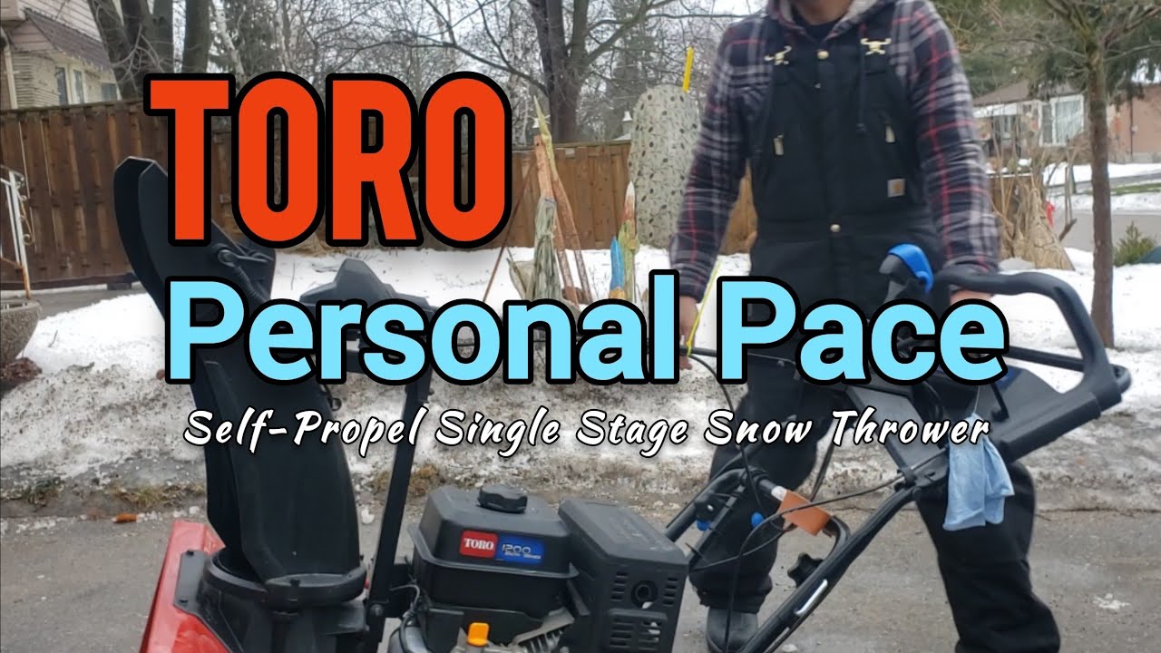 Toro SnowMaster's Personal Pace • A Quick Demonstration On How I Drive